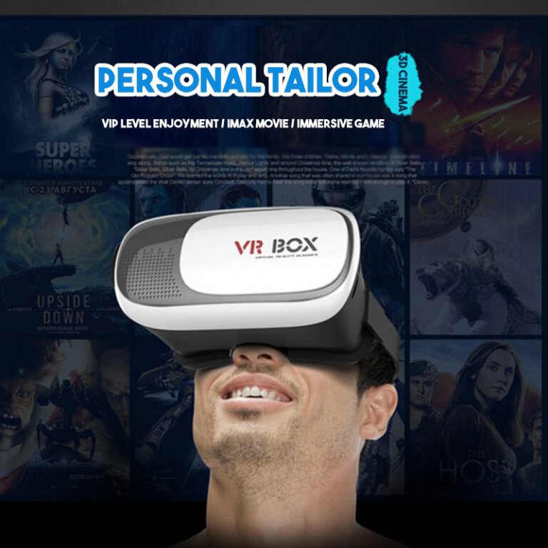 משקפי מציאות מדומה תלת מימד מקוריות VR BOX 2