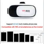 משקפי מציאות מדומה תלת מימד מקוריות VR BOX 2