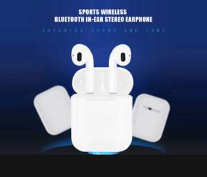 אוזניות אלחוטיות i12 TWS דמוי איירפודס בדגם חדש ומשופר