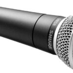 2 יחידות מיקרופון דינמי מקצועי SHURE 58 דגם סיני
