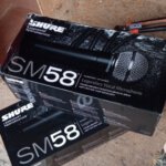 2 יחידות מיקרופון דינמי מקצועי SHURE 58 דגם סיני