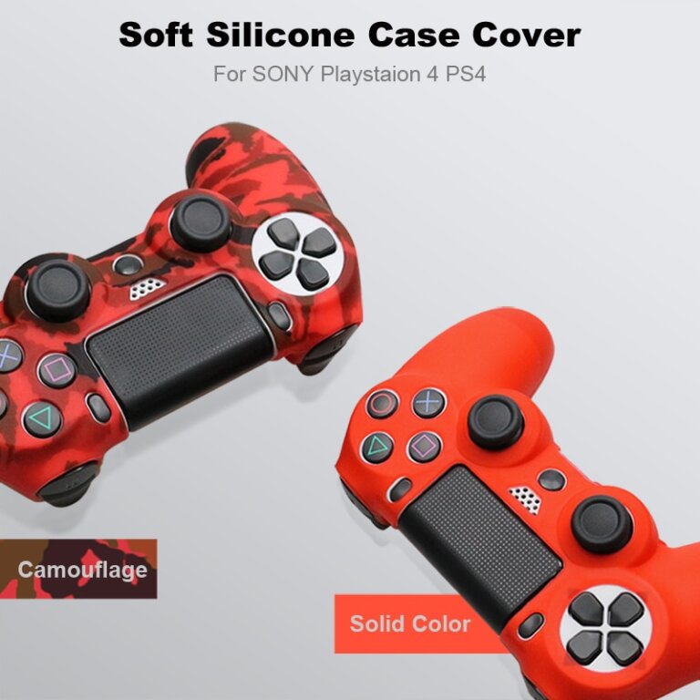 מגיני סיליקון לשלטי PS4 במגוון צבעים ודוגמאות!