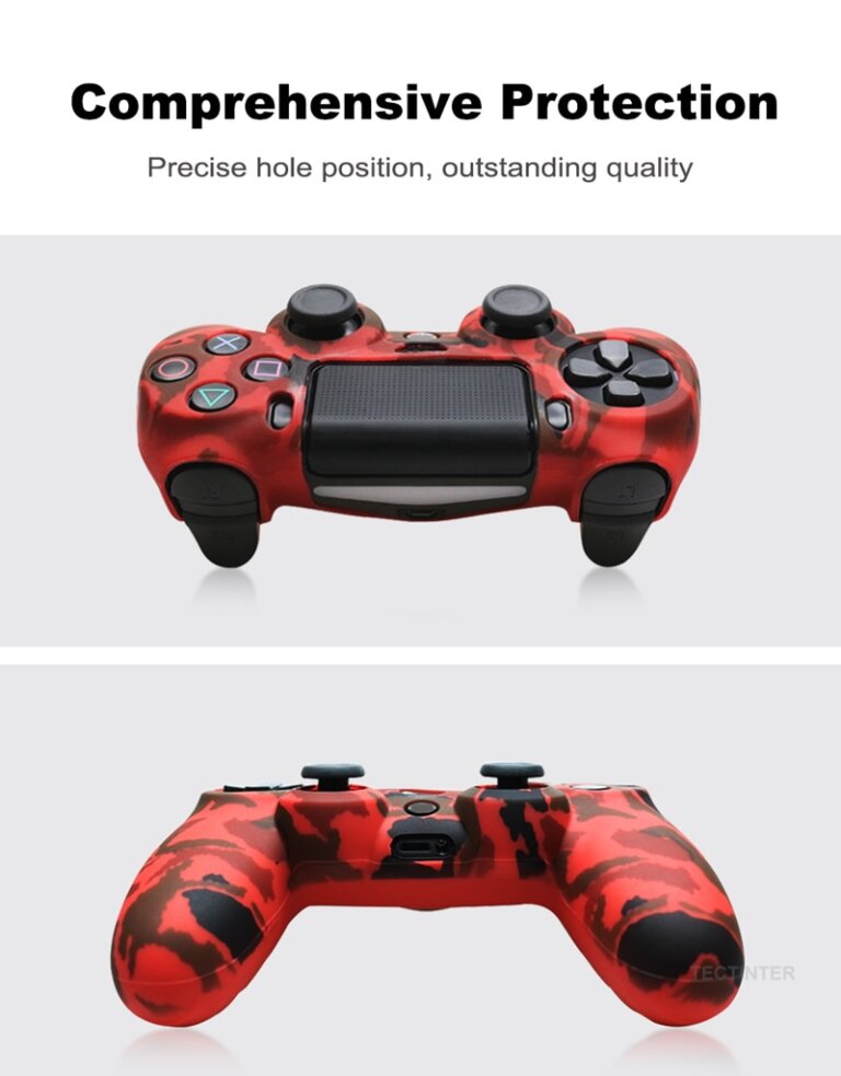 מגיני סיליקון לשלטי PS4 במגוון צבעים ודוגמאות!