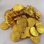 מטבעות ביטקוין מפלסטיק 100 יח’