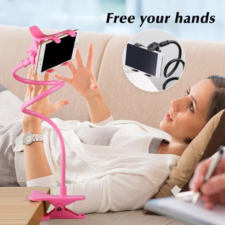 מעמד אוניברסלי גמיש מתכוונן 360 מעלות לשימוש יעיל ונוח