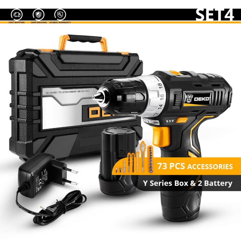 מברגה נטענת 12V מבית DEKO דגם GCD12DU3