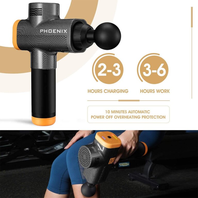 אקדח עיסוי מסאז’ מקצועי דגם A2 מבית Phoenix