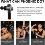 אקדח עיסוי מסאז’ מקצועי דגם A2 מבית Phoenix