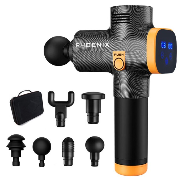 אקדח עיסוי מסאז’ מקצועי דגם A2 מבית Phoenix