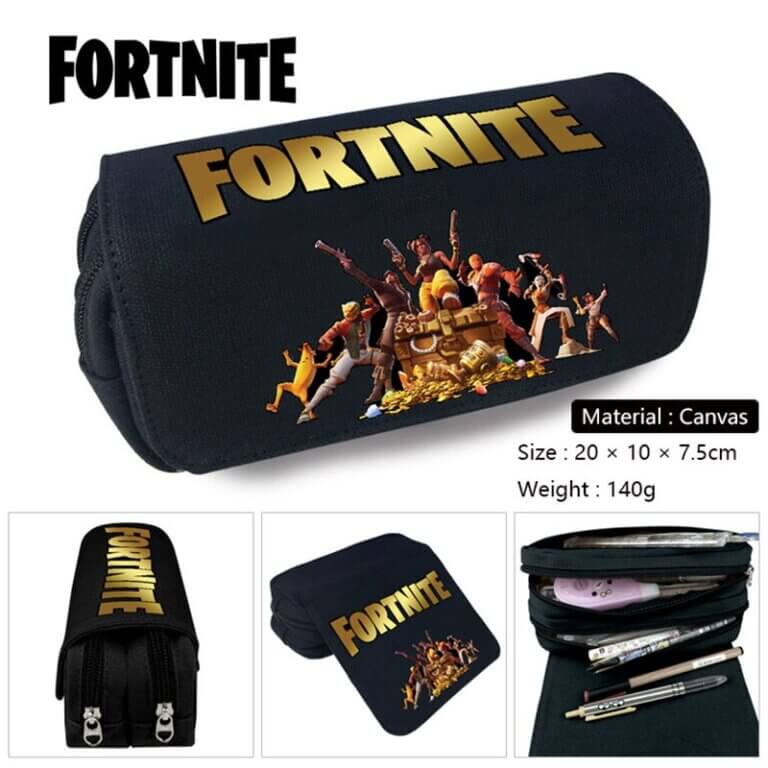 קלמר Fortnite פורטנייט איכותי בעל נפח גדול 2 תאים – מגוון דגמים ועיצובים לבחירה!