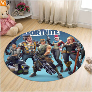 שטיחון עגול מונע החלקה בעיצוב Fortnite פורטנייט – מגוון דוגמאות ועיצובים לבחירה!