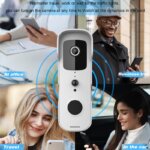 פעמון וידאו חכם 1080p Full HD הנשלט באמצעות הסמארטפון