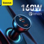 מטען מהיר במיוחד לרכב מבית Baseus בהספק 160W