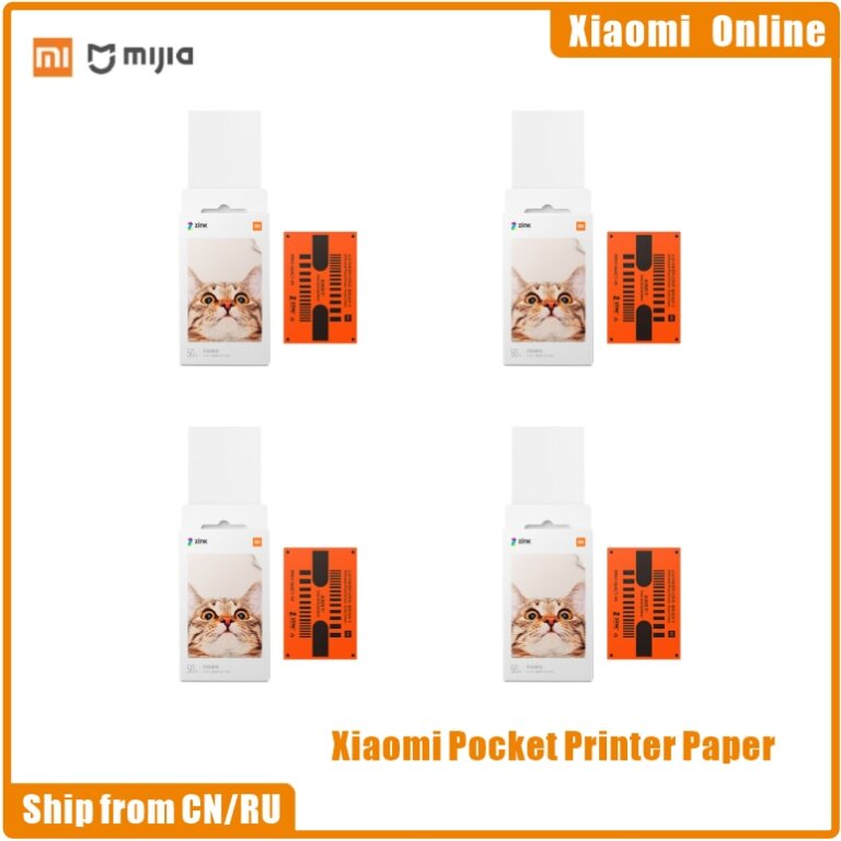 נייר פוטו מדבקה Xiaomi Mi Portable Photo Printer Paper – כמות לבחירה