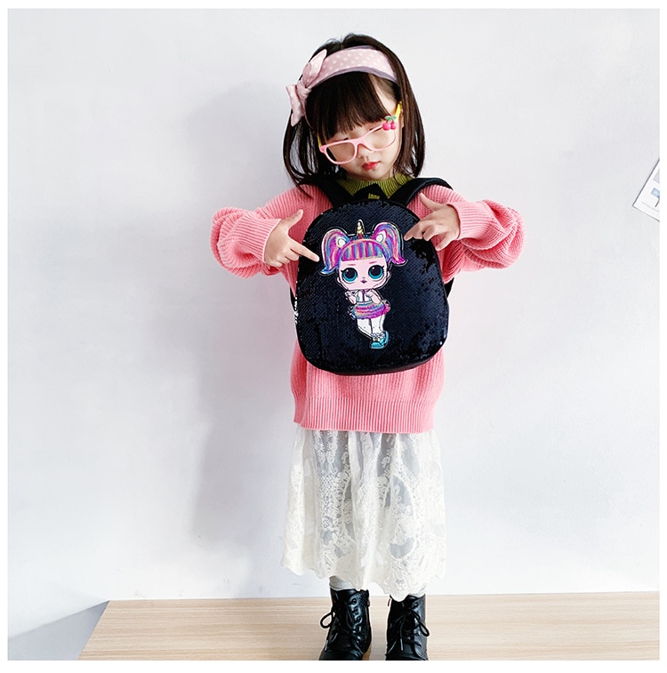 תיקי נצנצים אופנתי של בובות LOL