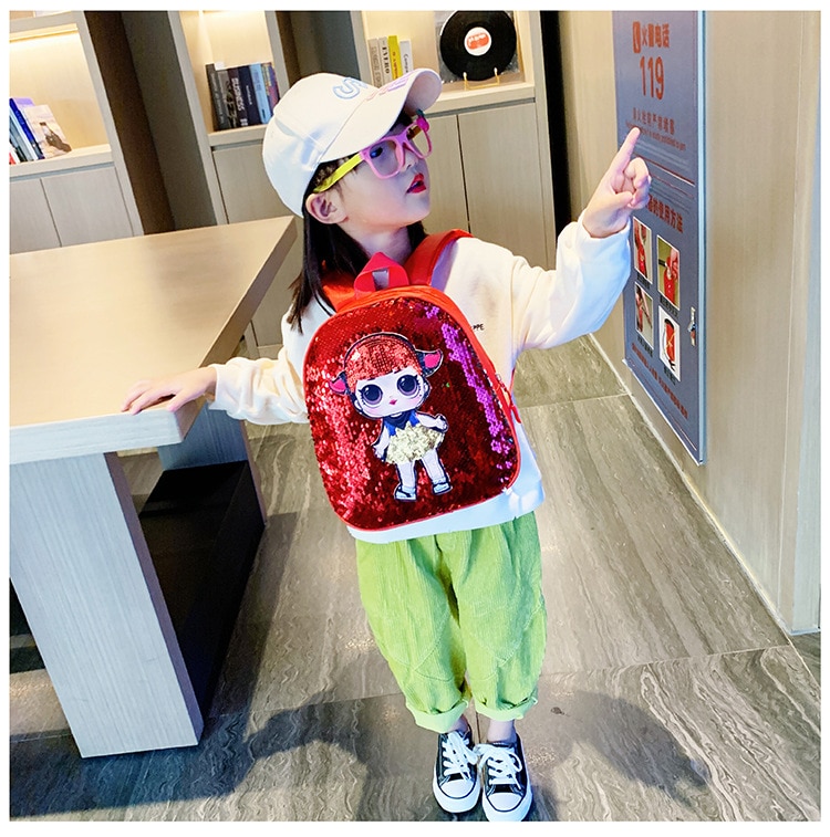 תיקי נצנצים אופנתי של בובות LOL