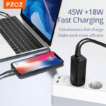 מטען סופר מהיר 65W בטכנולוגיית GaN + Sic מבית PZOZ