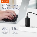 מטען סופר מהיר 65W בטכנולוגיית GaN + Sic מבית PZOZ