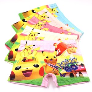 מארז 4 תחתונים לבנים או בנות – פוקימון Pokemon