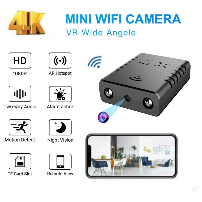 מצלמה נסתרת WIFI באיכות 4K!