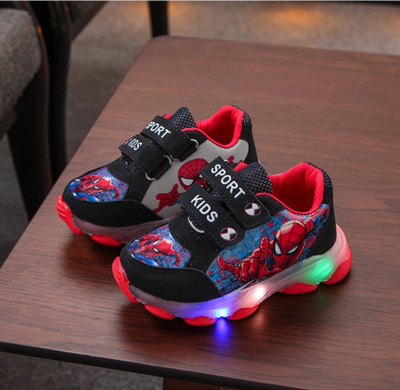 נעלי תאורה ספיידרמן לילדים