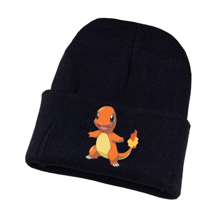 כובע צמר שחור פוקימון Pokemon