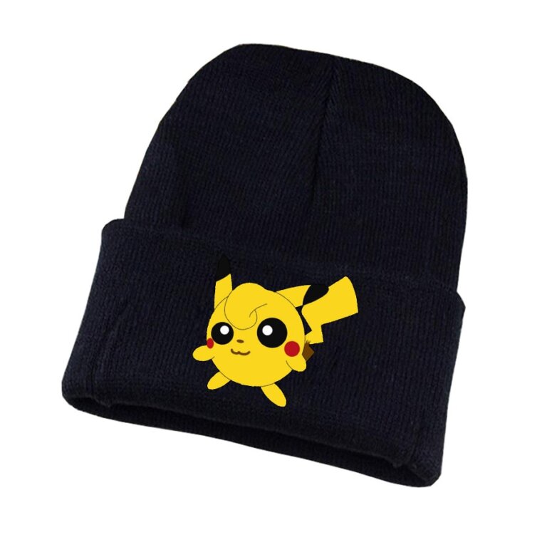 כובע צמר שחור פוקימון Pokemon