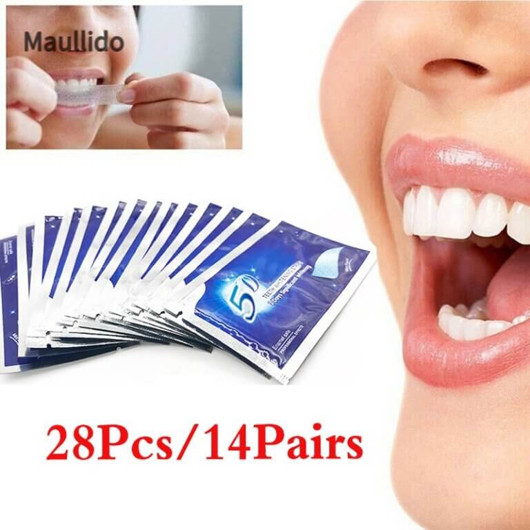 ערכה ביתית 5D להלבנת שיניים – 28 פסים!