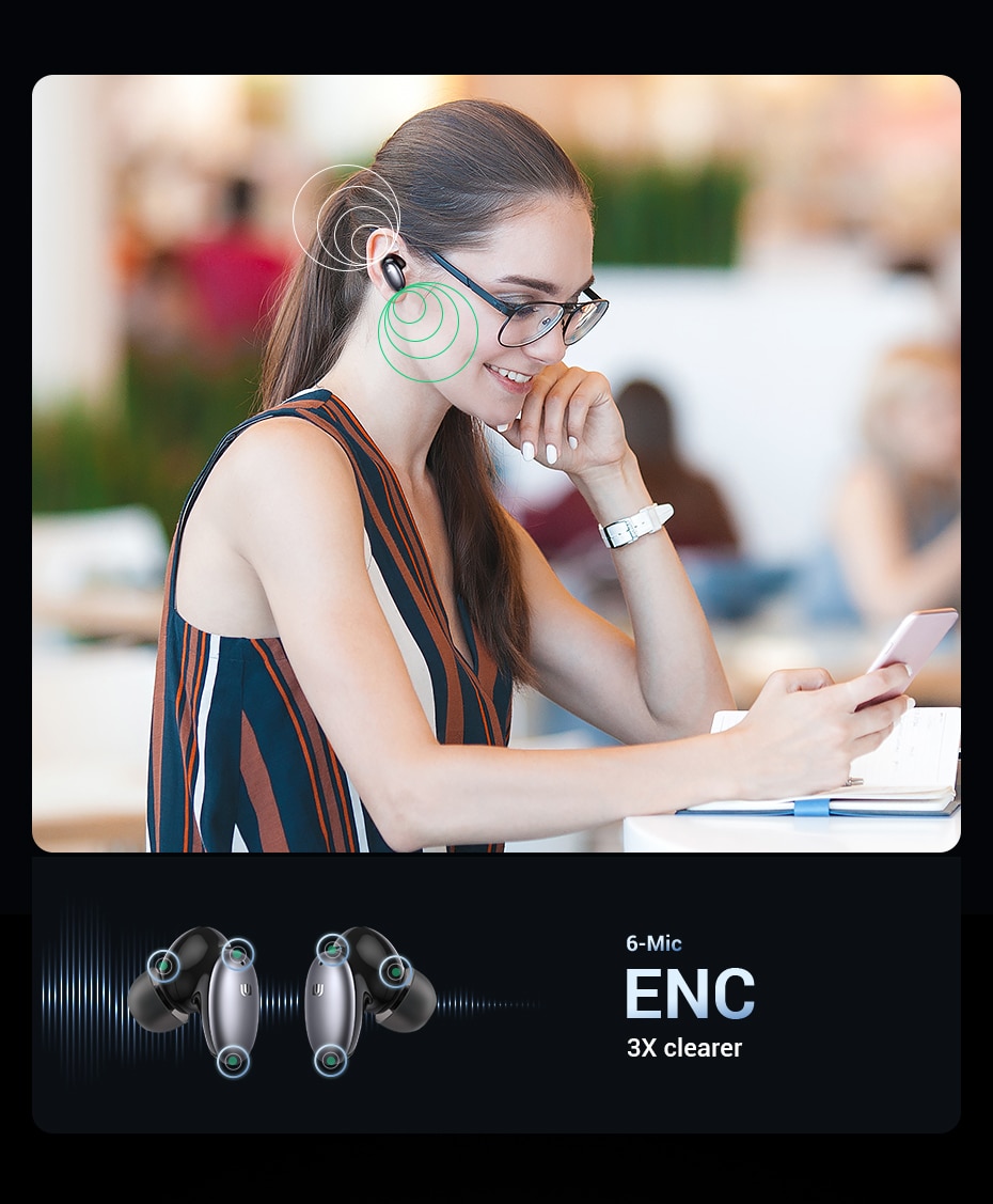 אוזניות In-Ear אלחוטיות UGREEN HiTune X6 דגם