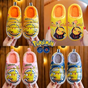 נעלי בית פרוותיות מפנקות לחורף – פיקאצ’ו פוקימון Pokemon