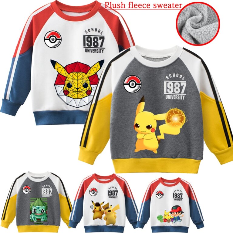 חולצות פוטר עם הדפסים של פוקימון Pokemon