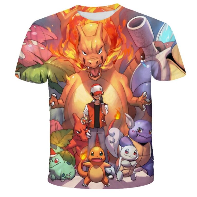 חולצות קצרות טי שירט לילדים – פוקימון Pokemon
