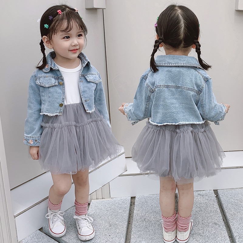 שמלות טול הורסות עם ג'קט ג'ינס