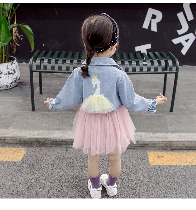 שמלות טול הורסות עם ג'קט ג'ינס