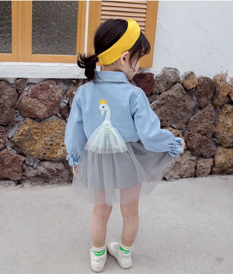 שמלות טול הורסות עם ג'קט ג'ינס