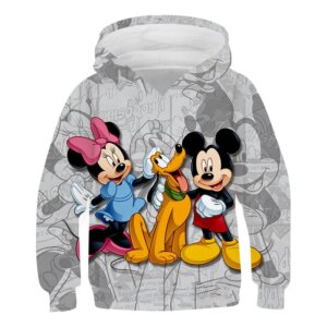 סווטשירט קפוצ’ון לילדים דיסני מיקי ומיני מאוס – מבחר דגמים לבחירה!