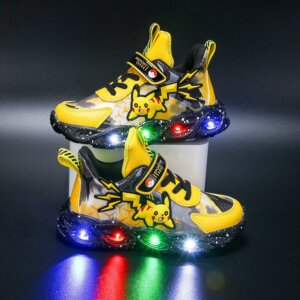 נעלי ספורט עם אורות – פיקאצ’ו / ספיידרמן / אלזה