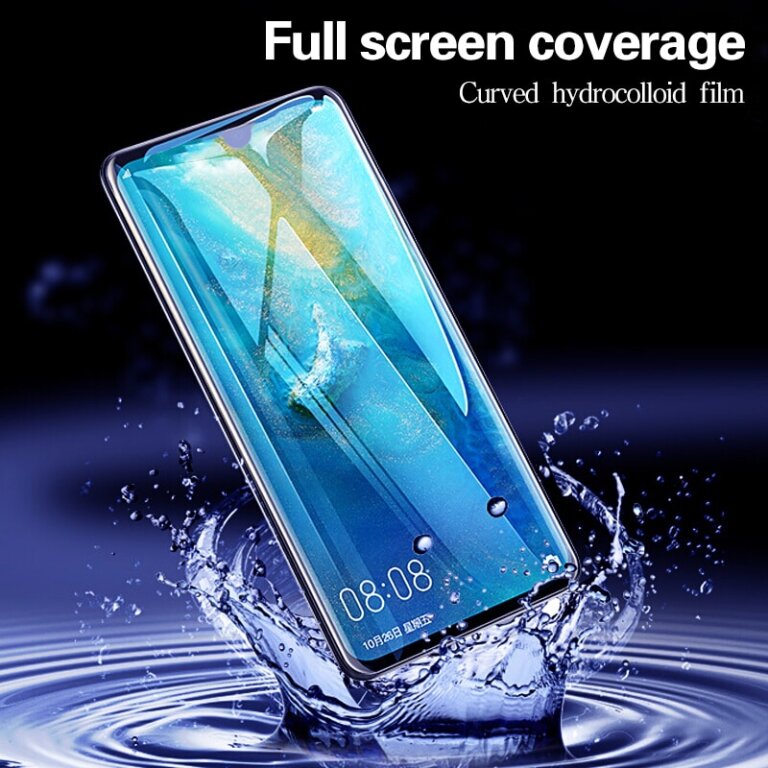 4 מגני מסך סיליקון לוואווי Huawei P20 P30 P40 Lite Pro P P30 Mate 20 30 40 Lite Pro