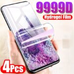 4 מגני מסך סיליקון לסמסונג גלקסי Samsung Galaxy A50 A51 A52 A70 A71 A72 A10 A20 A30 A40 A50 A51