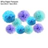 9pcs paper pompom