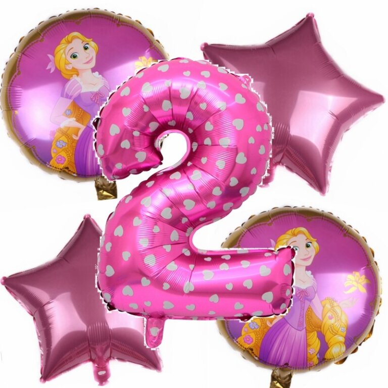 בלוני יומולדת הנסיכה רפונזל