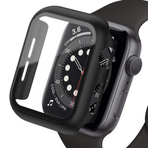 כיסוי + זכוכית מחוסמת לשעון חכם Apple Watch 38mm – מגוון צבעים לבחירה