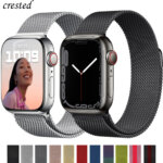 רצועת רשת ברזל מגנטית לשעון אפל ווטש Apple Watch – מגוון צבעים לבחירה!