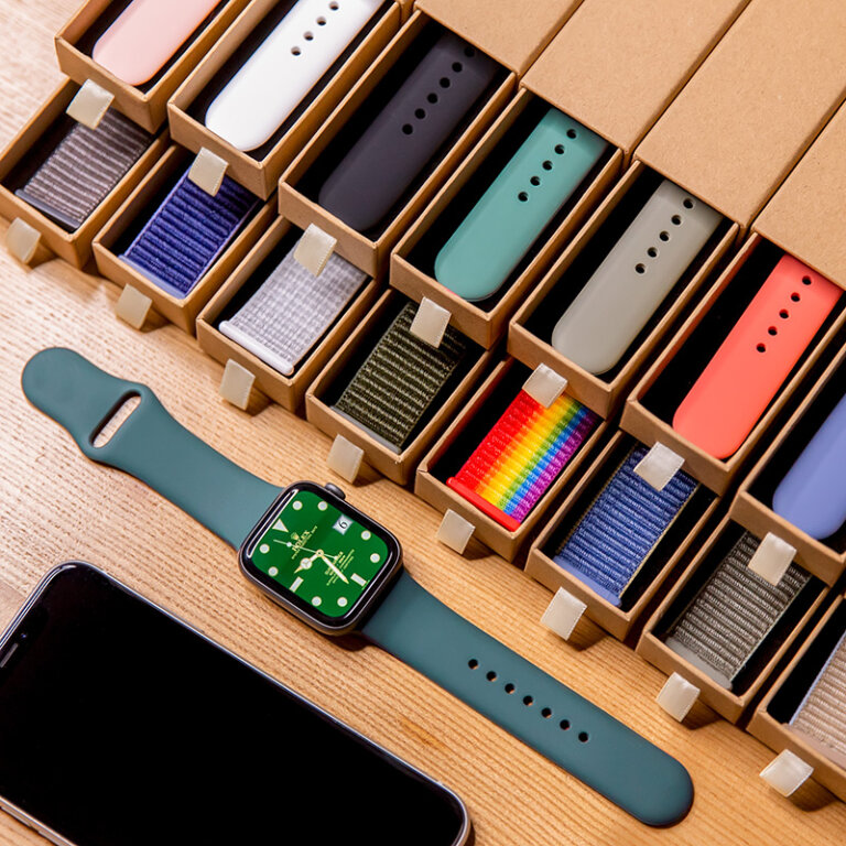 רצועת סיליקון לשעון חכם אפל ווטש Apple Watch – מגוון צבעים לבחירה!