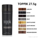 טופיק המקורי! סיבי שיער למילוי שיער דליל Toppik – מבחר גוונים לבחירה!