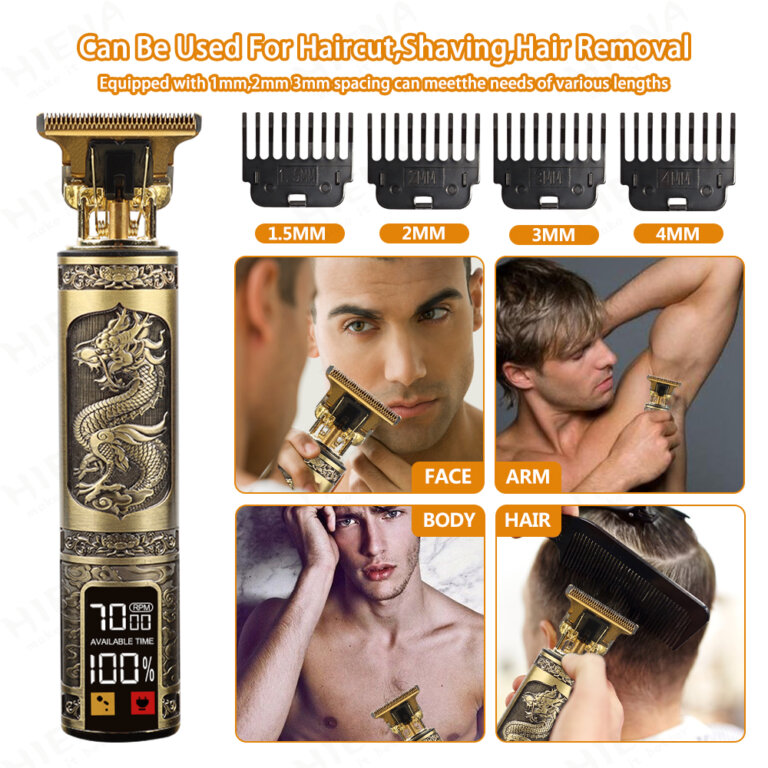 מכונת תספורת וזקן מקצועית- דגם T9 Barber!