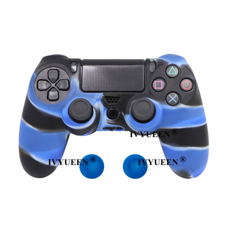כיסויים מגני סיליקון לשלטים של PS4 במגוון צבעים