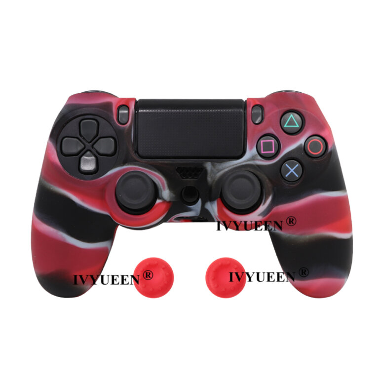 כיסויים מגני סיליקון לשלטים של PS4 במגוון צבעים