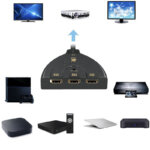 בורר/מפצל HDMI שלוש כניסות באיכות 4K!