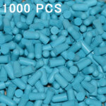 1000 אטמי אוזניים רב פעמיים עשויים מספוג רך במיוחד